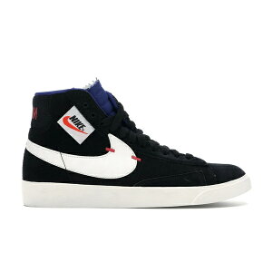 Nike �i�C�L ���f�B�[�X �X�j�[�J�[ �yNike Blazer Mid Rebel Deep Royal Black (Women's)�z �T�C�Y US_8(25.0cm) Black/Summit White/Deep Royal Blue