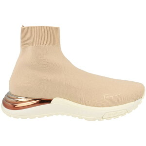 Ferragamo �t�F���K�� ���f�B�[�X �X�j�[�J�[ �yFerragamo Ninette High-Top Sock Sneakers Bone (Women's)�z �T�C�Y US_W_10 Bone