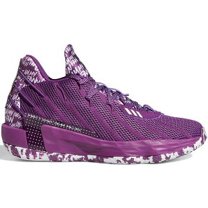 adidas �A�f�B�_�X �����Y �X�j�[�J�[ �yadidas Dame 7 I Am My Own Fan Glory Purple�z �T�C�Y US_8(26.0cm) Glory Purple/Cloud White/Glory Purple