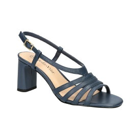 ベラヴィータ レディース サンダル シューズ Women's Gretta Heeled Sandals Navy Leather