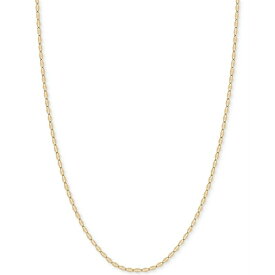 イタリアン ゴールド レディース ネックレス・チョーカー・ペンダントトップ アクセサリー 16" Flattened Link Chain Necklace (1-9/10mm) in 14k Gold Gold