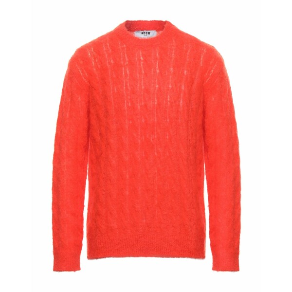 安い購入MSGM エムエスジイエム ニットセーター アウター メンズ Sweaters Orange