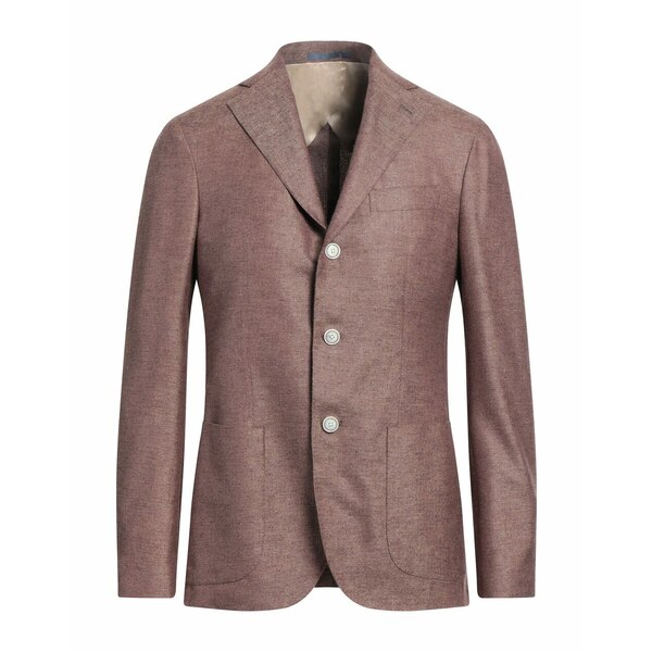 バルバナポリ メンズ ジャケット＆ブルゾン brown jackets アウター Suit Light コート・ジャケット 