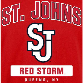 ファナティクス メンズ Tシャツ トップス St. Johns Red Storm Campus Icon Long Sleeve TShirt Red