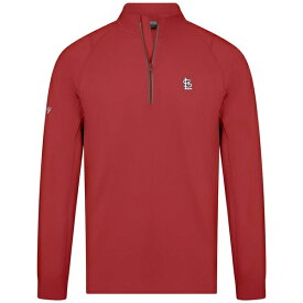 レベルウェア メンズ ジャケット＆ブルゾン アウター St. Louis Cardinals Levelwear Theory Insignia QuarterZip Pullover Red