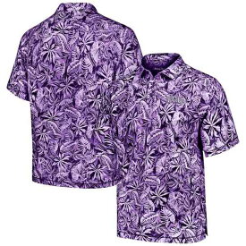 トッミーバハマ メンズ ポロシャツ トップス TCU Horned Frogs Tommy Bahama Tropical Score IslandZone Polo Purple