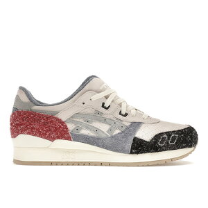 ASICS AVbNX Y Xj[J[ yASICS Gel-Lyte III Remastered Kith Seoulz TCY US_8(26.0cm) Off-White/Black/Chambray/Red
