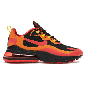 Nike �i�C�L �����Y �X�j�[�J�[ �yNike Air Max 270 React Magma�z �T�C�Y US_8(26.0cm) Black/Speed Yellow/Magma Orange/Chile Red