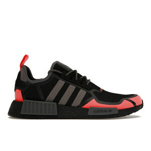 adidas アディダス メンズ スニーカー 【adidas NMD R1 Core Black Solar Red Grey】 サイズ US_5.5(23.5cm) Core Black / Grey Four / Solar Red