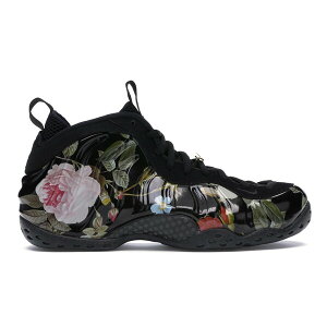 Nike �i�C�L �����Y �X�j�[�J�[ �yNike Air Foamposite One Floral�z �T�C�Y US_12(30.0cm) Black/Black-White