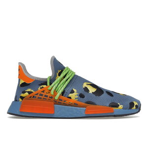 adidas �A�f�B�_�X �����Y �X�j�[�J�[ �yadidas NMD Hu Pharrell Animal Print Altered Blue�z �T�C�Y US_6(24.0cm) Altered Blue/Core Black/Bold Gold