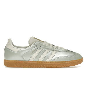adidas �A�f�B�_�X ���f�B�[�X �X�j�[�J�[ �yadidas Samba OG Linen Green Metallic (Women's)�z �T�C�Y US_W_10 Linen Green Metallic/Off White/Cyber Metallic