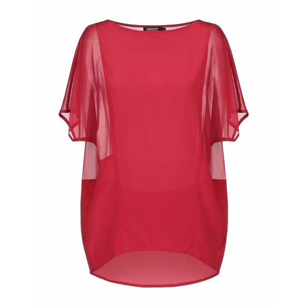 ダナ キャラン ニューヨーク レディース トップス シャツ Blouses red 全商品無料サイズ交換 Brick 新しい お礼や感謝伝えるプチギフト DKNY