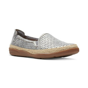 N[NX fB[X T_ V[Y Women's Elaina Ruby Slip-On Espadrille Flats Pewter