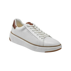 g~[ qtBK[ Y Xj[J[ V[Y Men's Hines Lace Up Casual Sneakers White, Cognac