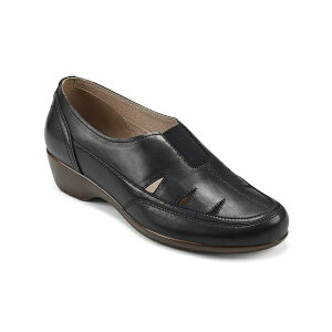 C[W[Xsbg fB[X T_ V[Y Women's Daisie Closed Toe Casual Slip-On Shoes Black Leather