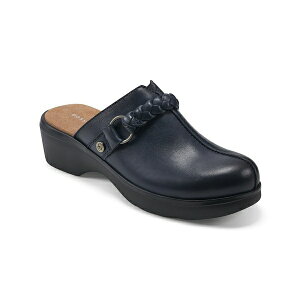 C[W[Xsbg fB[X T_ V[Y Women's Penelope Round Toe Slip-On Casual Mules Navy Leather