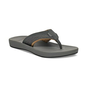 サヌーク メンズ サンダル シューズ Men's Cosmic Seas Slip-On Thong Sandals Dark Grey