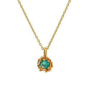 アリギエーリ レディース ネックレス・チョーカー・ペンダントトップ アクセサリー 24K-Gold-Plated & Emerald Pendant Necklace emerald
