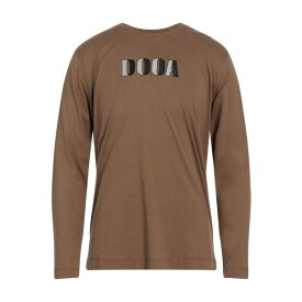 【送料無料】 ドーア メンズ Tシャツ トップス T-shirts Brown