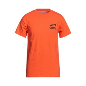 【送料無料】 リビンクール メンズ Tシャツ トップス T-shirts Orange