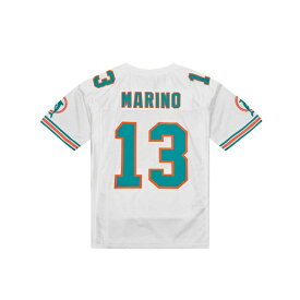 ミッチェル&ネス レディース Tシャツ トップス Men's Dan Marino White Miami Dolphins 2004 Authentic Throwback Retired Player Jersey White