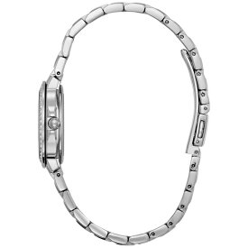 シチズン レディース 腕時計 アクセサリー Women's Eco-Drive Crystal Accent Stainless Steel Bracelet Watch 28mm EW2340-58A No Color