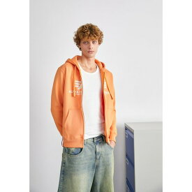 アルファインダストリーズ メンズ パーカー・スウェットシャツ アウター BASIC ZIP HOODY - Zip-up sweatshirt - tangerine
