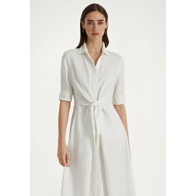 ラルフローレン レディース ワンピース トップス WAKANA CASUAL DRESS - Shirt dress - white