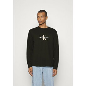 カルバンクライン メンズ パーカー・スウェットシャツ アウター ARCHIVAL MONOLOGO - Sweatshirt - black
