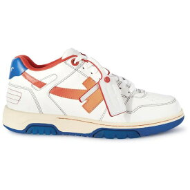OFF-WHITE オフホワイト メンズ スニーカー 【OFF-WHITE Out Of Office OOO Low Tops】 サイズ EU_40(25.0cm) White Orange Blue Contrast Stitching