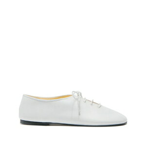 �v���G���U�V�����[ ���f�B�[�X �T���_�� �V���[�Y Glove lace-up ballet flats White