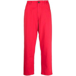 �Z�~�N�`���[�� ���f�B�[�X �J�W���A���p���c �{�g���X Maxene straight-leg trousers Red