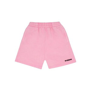 �~�X�r�w�C�u �����Y �J�W���A���p���c �{�g���X Community logo-print running shorts Pink