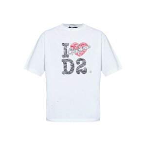 �f�B�[�X�N�G�A�[�h �����Y T�V���c �g�b�v�X X vaquera cotton t-shirt White