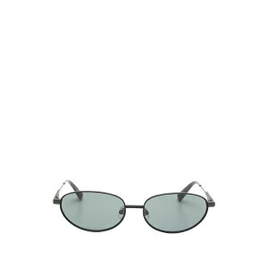 �W���N�G���X �����Y �T���O���X�E�A�C�E�F�A �A�N�Z�T���[ X linda farrow oval-frame sunglasses Black