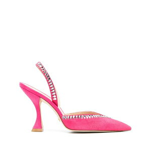 �X�`���A�[�g ���C�c�}�� ���f�B�[�X �p���v�X �V���[�Y Rhinestone 105mm suede pumps Pink