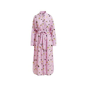 �G�b�Z���V�����A���g���[�v ���f�B�[�X �����s�[�X �g�b�v�X Floral belted midi dress Pink