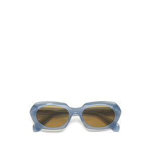 ���g���X�[�p�[�t���[�`���[ ���f�B�[�X �T���O���X���A�C�E�F�A �A�N�Z�T���[ Epoca geometric-frame sunglasses Blue
