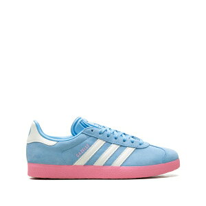 �A�f�B�_�X �����Y �X�j�[�J�[ �V���[�Y Gazelle three-stripe suede sneakers Blue