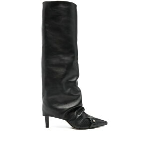 �U�E�Z���[ ���f�B�[�X �u�[�c �V���[�Y Panelled boots Black