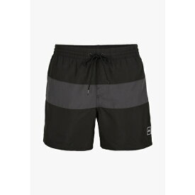 オニール メンズ バスケットボール スポーツ FRAME BLOCK - Swimming shorts - black
