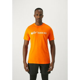ナイキ メンズ バスケットボール スポーツ TEE RUN ENERGY - Sports T-shirt - safety orange