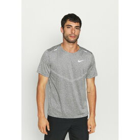ナイキ メンズ バスケットボール スポーツ RISE - Sports T-shirt - smoke grey/heather/reflective silver