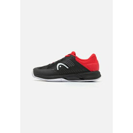 ヘッド メンズ バスケットボール スポーツ REVOLT PRO 4.5 CLAY MEN - Clay court tennis shoes - black/red