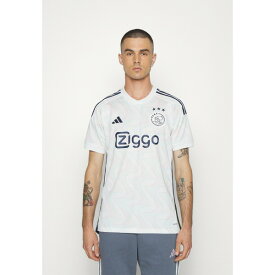 アディダス メンズ バスケットボール スポーツ AJAX AMSTERDAM 23/24 AWAY - Football shirt - core white