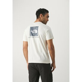 ノースフェイス メンズ バスケットボール スポーツ REDBOX TEE - Print T-shirt - white dune/blue dusk