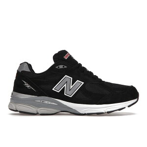 New Balance �j���[�o�����X �����Y �X�j�[�J�[ �yNew Balance 990v3 MiUSA Black White�z �T�C�Y US_8.5(26.5cm) Black/White