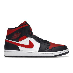 Jordan �W���[�_�� �����Y �X�j�[�J�[ �yJordan 1 Mid White Black Red (2022)�z �T�C�Y US_M_15 White/Black-Red