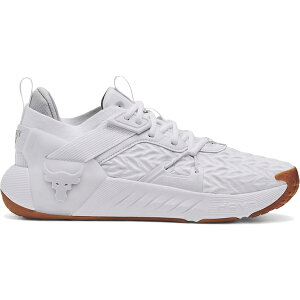 Under Armour A_[A[}[ Y Xj[J[ yUnder Armour Project Rock 6 White Gumz TCY US_9(27.0cm) White/Halo Grey